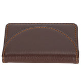 Business Name Card Case PU Leather Holder Organizer Gifts for Traveling BusinessCoffee 033#