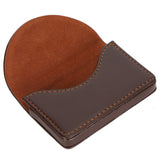 Business Name Card Case PU Leather Holder Organizer Gifts for Traveling BusinessCoffee 033#
