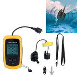 Portable Sonar Fish Finder HandHeld Depth Finder Alarm Sensor Detector Fishing Accessory - Extra Image