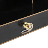 Wooden Storage Box Innovative Desktop Pen Holder Container Stationery Rack OrganizerBlack