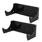 2Pcs Wall Shelf Skateboard Hanger Display Storage Rack Snowboard Organizer SuppliesBlack