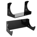 2Pcs Wall Shelf Skateboard Hanger Display Storage Rack Snowboard Organizer SuppliesBlack - 45-Degree Angle