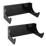2Pcs Wall Shelf Skateboard Hanger Display Storage Rack Snowboard Organizer SuppliesBlack