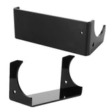 2Pcs Wall Shelf Skateboard Hanger Display Storage Rack Snowboard Organizer SuppliesBlack - Close-Up Angle