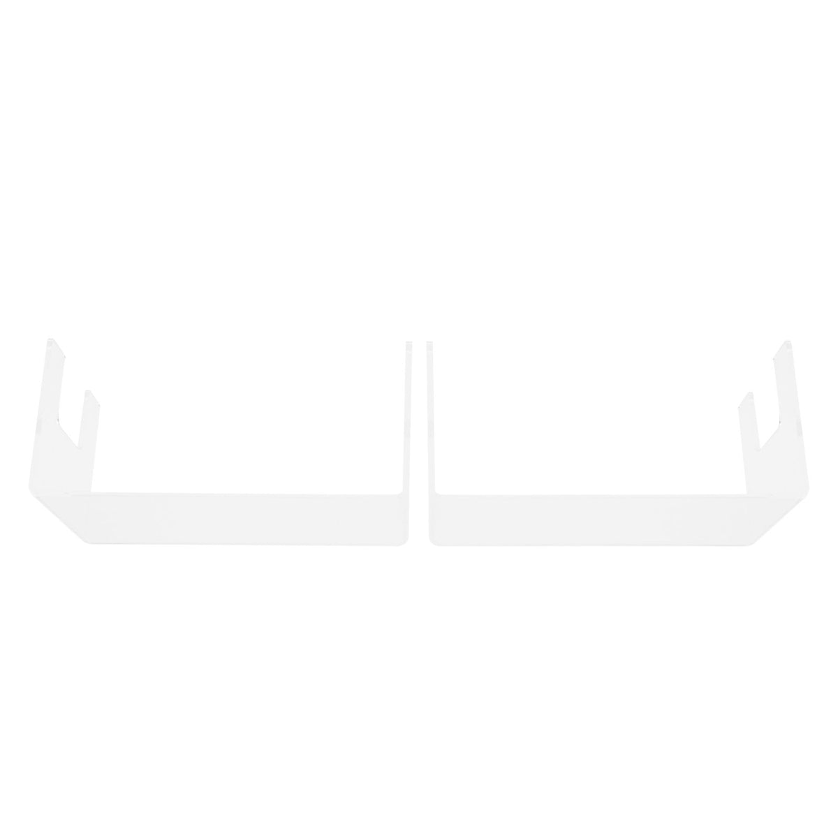 2Pcs Acrylic Display Rack Transparent Toys Dolls Jewelry Stand Shelf for Bedroom