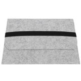 Laptop Felt Sleeve Bag Protective Case Portable Carrying Protective Cover for Notebook Computer - Front View