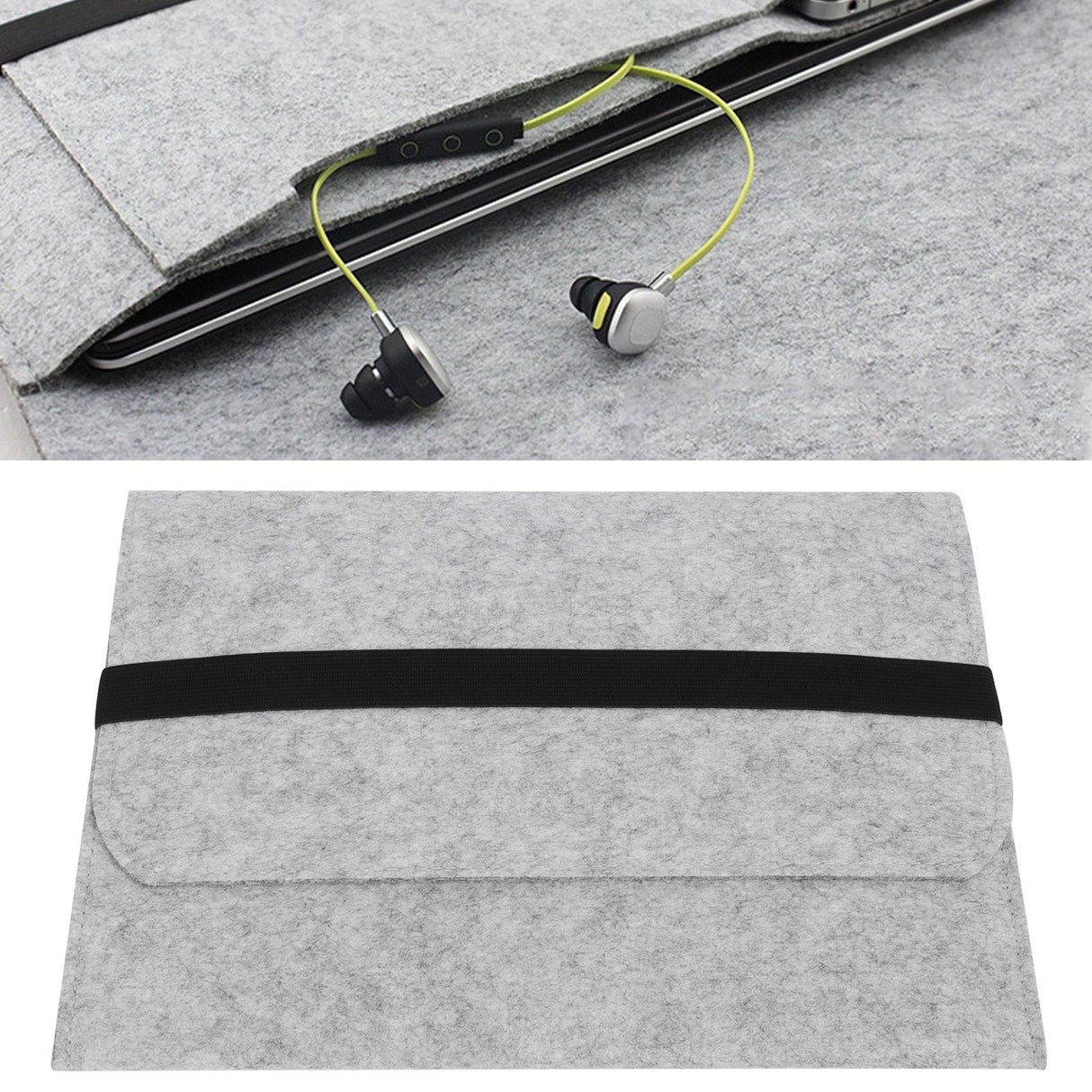 Laptop Felt Sleeve Bag Protective Case Portable Carrying Protective Cover for Notebook Computer