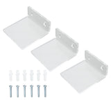 3PCS Clear Acrylic Display Rack Wall Mounted Floating Shelf for Home Toys Potted Plant Doll