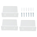 3PCS Clear Acrylic Display Rack Wall Mounted Floating Shelf for Home Toys Potted Plant Doll