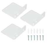 3PCS Clear Acrylic Display Rack Wall Mounted Floating Shelf for Home Toys Potted Plant Doll - Close-Up Angle