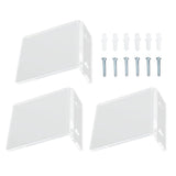 3PCS Clear Acrylic Display Rack Wall Mounted Floating Shelf for Home Toys Potted Plant Doll - Extra Image
