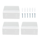 3PCS Clear Acrylic Display Rack Wall Mounted Floating Shelf for Home Toys Potted Plant Doll - Extra Image