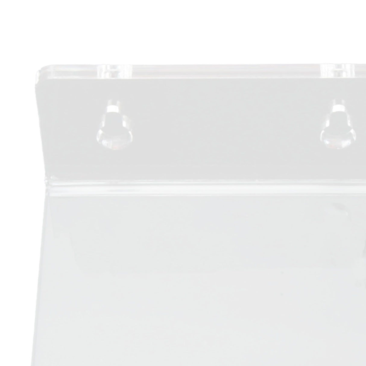 3PCS Clear Acrylic Display Rack Wall Mounted Floating Shelf for Home Toys Potted Plant Doll