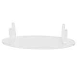 Display Stand Desktop Transparent Acrylic Toy Holder Organizer for Home Bedroom Office - Rear View