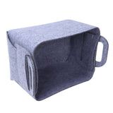Blanket Storage Bag Portable Cloth Storage Box Sundries Box Organizer for Home Use - Close-Up Angle