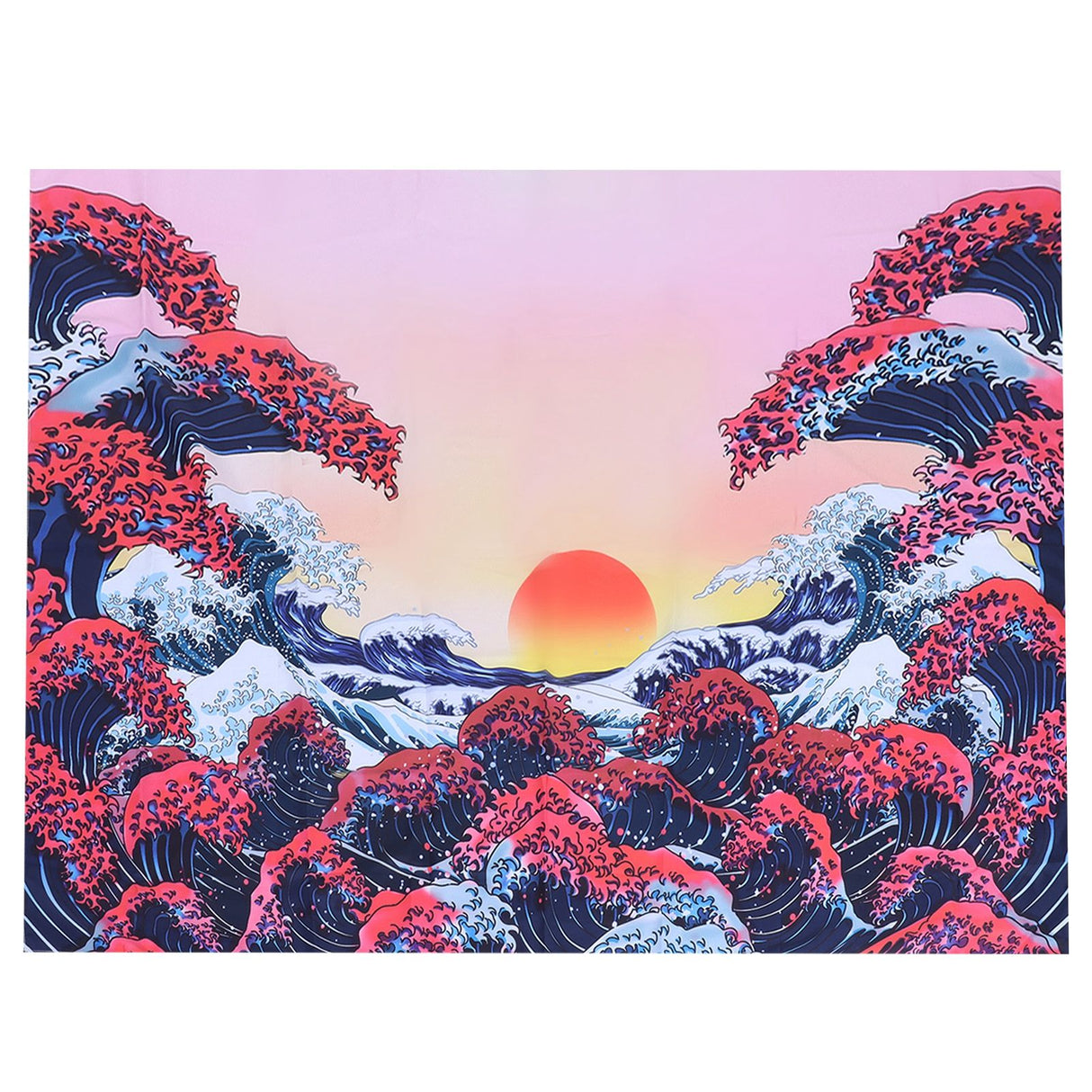 Multi‑Purpose Wall Tapestry Beach Towel Soft Blanket Door Curtain Home Background Decor150x150cm