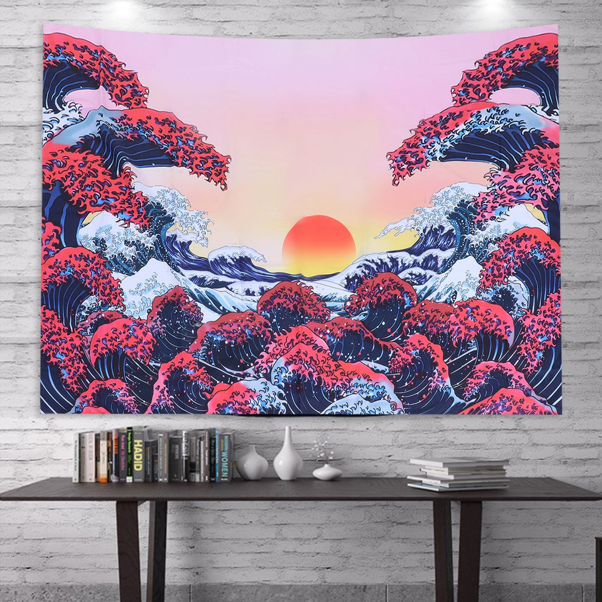 Multi‑Purpose Wall Tapestry Beach Towel Soft Blanket Door Curtain Home Background Decor150x150cm