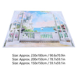Wall Hanging Home Decorative Tapestry Beach Towel Picnic Blanket Carpet Wall Decor150x150cm - Extra Image