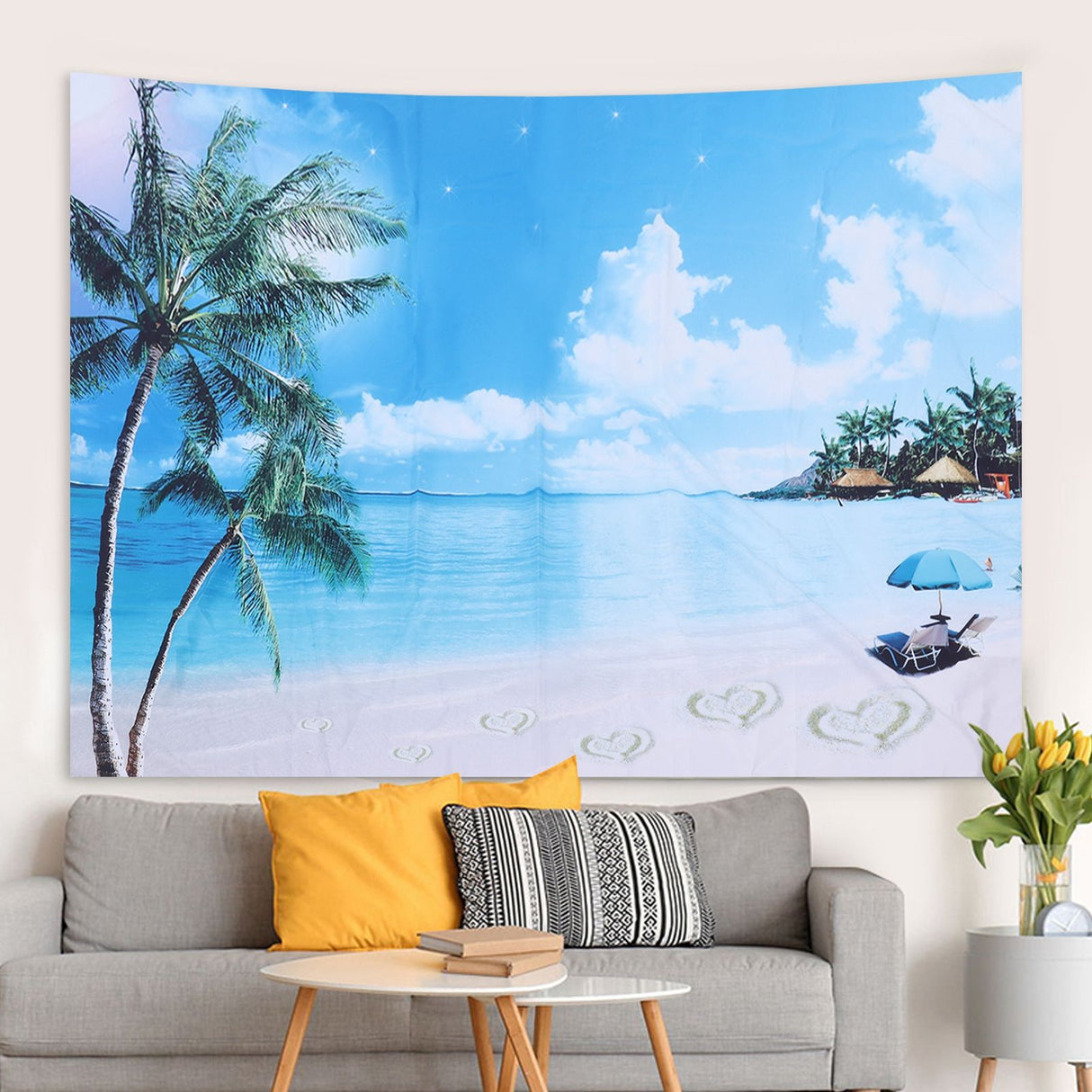 Wall Tapestry Hanging Blanket Carpet Living Room Bedroom Background Art Decoration200x150cm