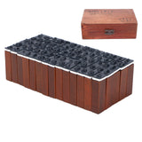 70Pcs/Set Stamps Kit Vintage Wood Alphabet Letter Number Stampers for DIY Scrapbook - Low Angle
