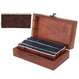 70Pcs/Set Stamps Kit Vintage Wood Alphabet Letter Number Stampers for DIY Scrapbook - Extra Image