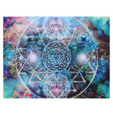 Polyester Tapestry Abstract Geometry Pattern Wall Hanging Blanket Art Home Decoration230x180cm