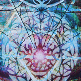 Polyester Tapestry Abstract Geometry Pattern Wall Hanging Blanket Art Home Decoration230x180cm - Extra Image
