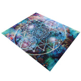 Polyester Tapestry Abstract Geometry Pattern Wall Hanging Blanket Art Home Decoration200x150cm