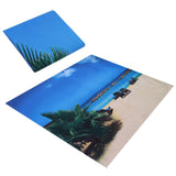 Wall Tapestry Beach Scenery Background Art Decoration for Home Living Room Bedroom200x150cm - 45-Degree Angle
