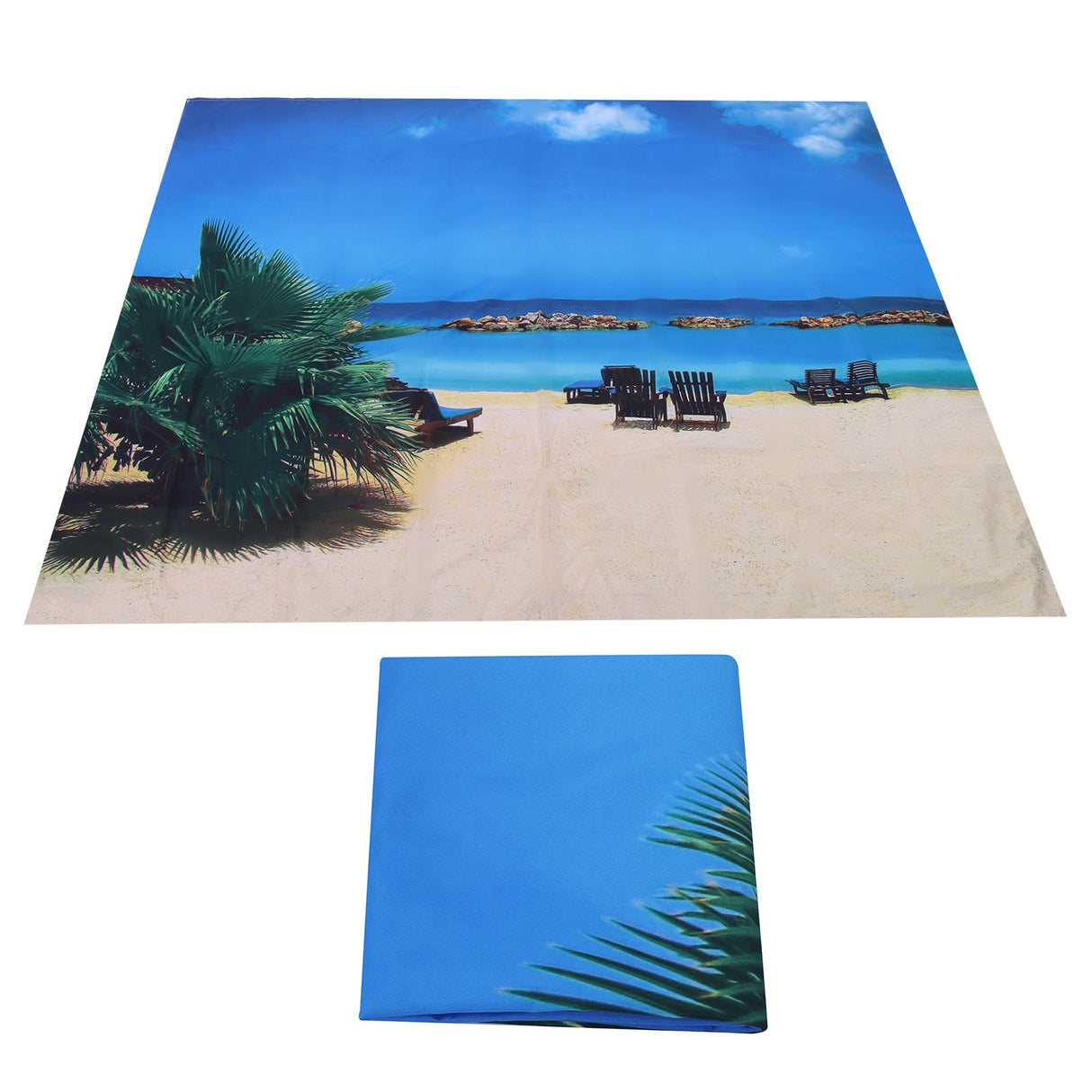 Wall Tapestry Beach Scenery Background Art Decoration for Home Living Room Bedroom200x150cm