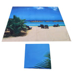 Wall Tapestry Beach Scenery Background Art Decoration for Home Living Room Bedroom200x150cm