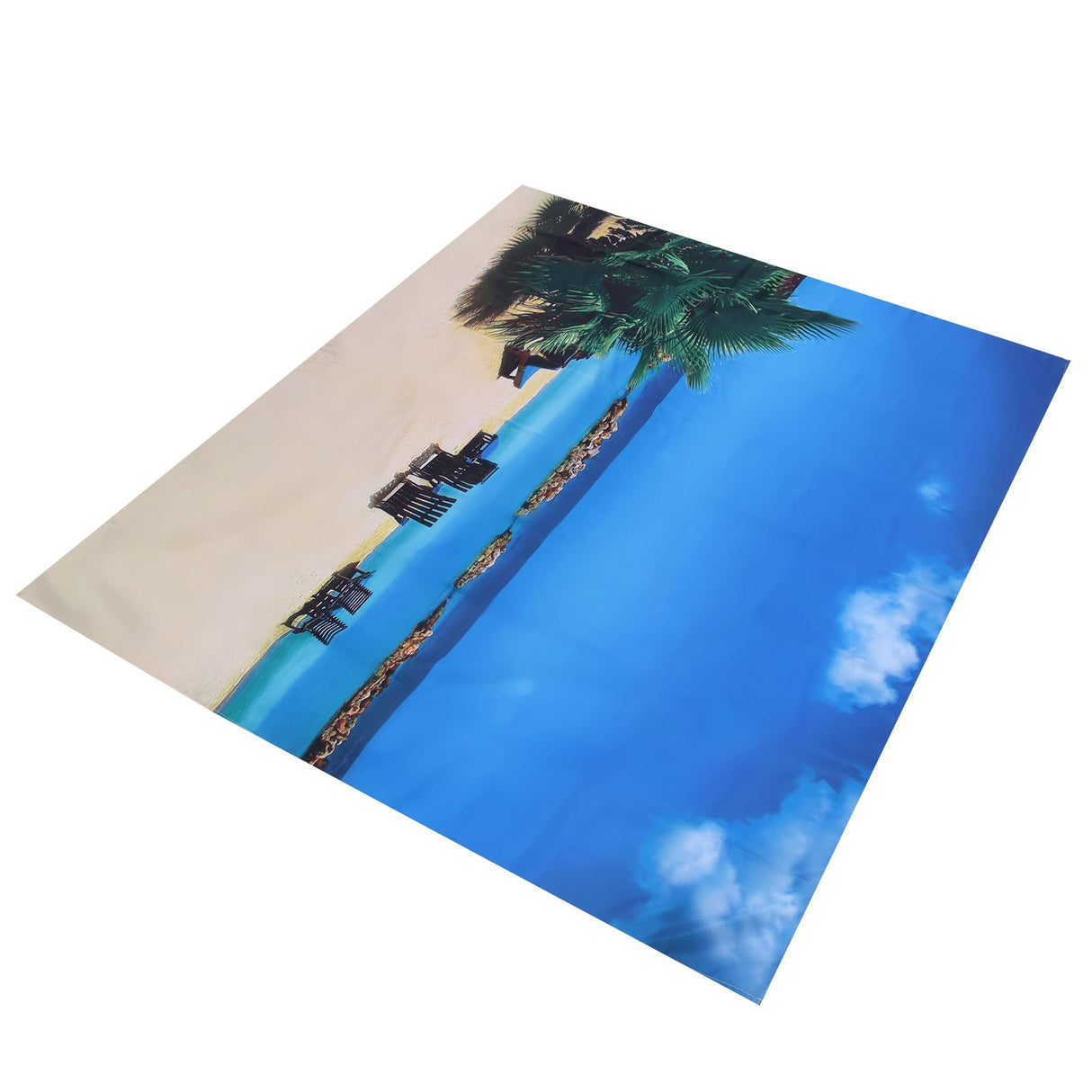 Wall Tapestry Beach Scenery Background Art Decoration for Home Living Room Bedroom200x150cm