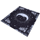 Wall Hanging Tapestry MoonPattern Background Decoration for Living Room Bedroom(230x180cm )