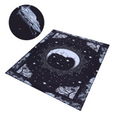 Wall Hanging Tapestry MoonPattern Background Decoration for Living Room Bedroom(230x180cm )