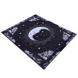 Wall Hanging Tapestry MoonPattern Background Decoration for Living Room Bedroom(150x130cm )