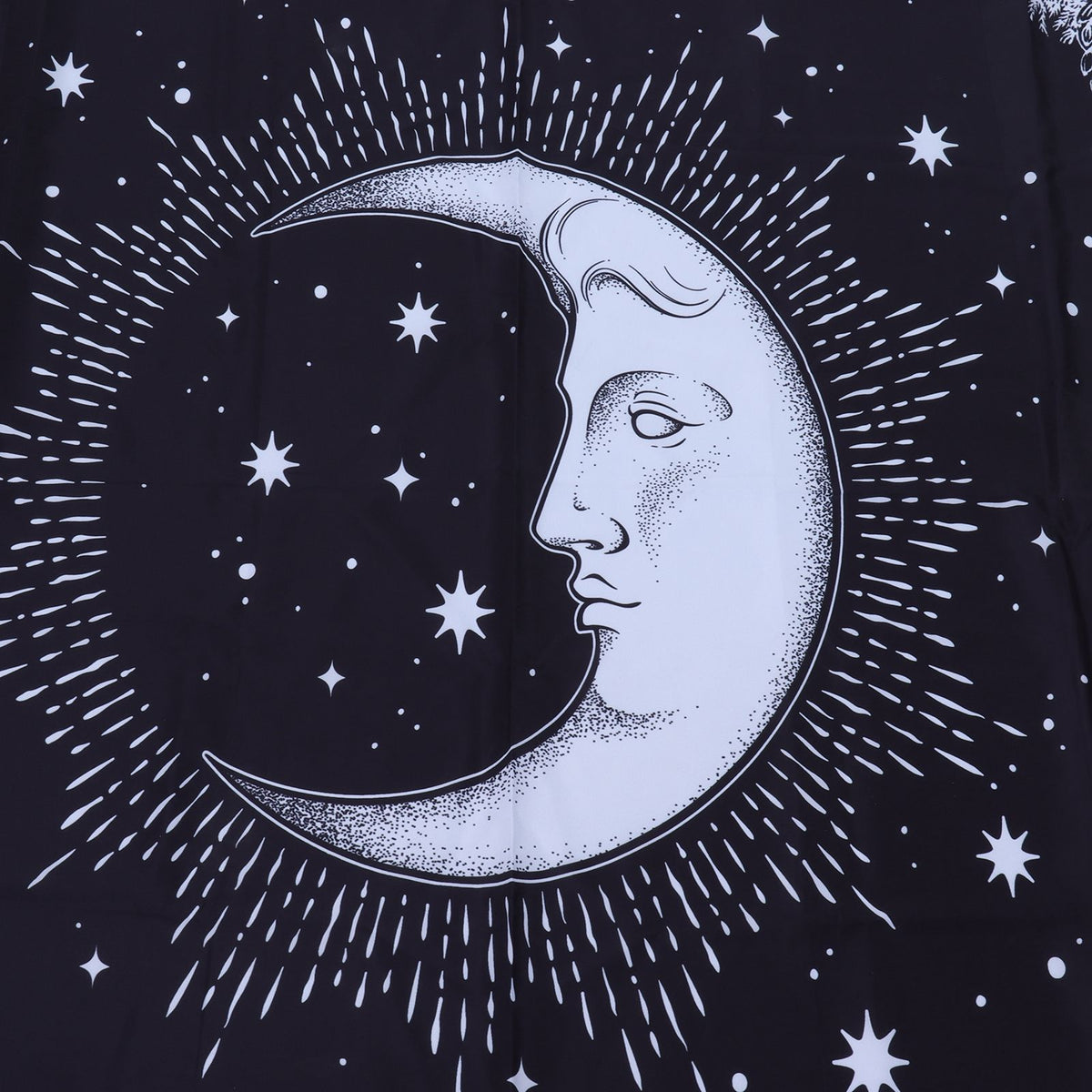 Wall Hanging Tapestry MoonPattern Background Decoration for Living Room Bedroom(150x130cm )