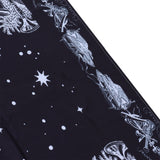 Wall Hanging Tapestry MoonPattern Background Decoration for Living Room Bedroom(150x130cm )