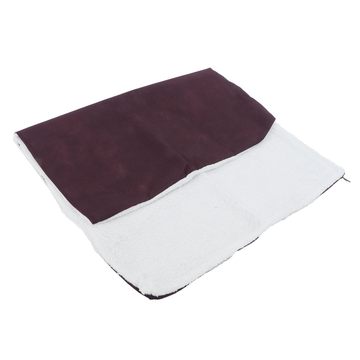 Pet Heating Pad Non Slip Detachable Insulation Warm Blanket for Pet House Dog Kennel(White 90x64cm)