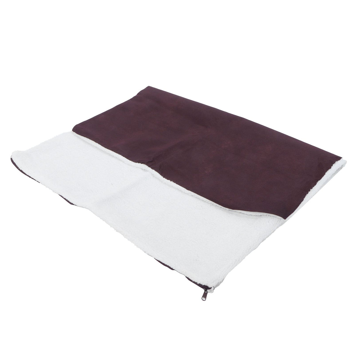 Pet Heating Pad Non Slip Detachable Insulation Warm Blanket for Pet House Dog Kennel(White 90x64cm)