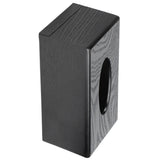 Black Wooden Tissue Box Napkin Case Elegant Style Tissue Holder for Home Hotel Living Room