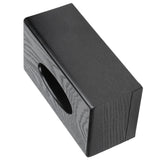 Black Wooden Tissue Box Napkin Case Elegant Style Tissue Holder for Home Hotel Living Room - Extra Image
