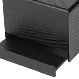 Black Wooden Tissue Box Napkin Case Elegant Style Tissue Holder for Home Hotel Living Room - Extra Image