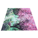 Landscape Wall Tapestry Hanging Carpet Mat for Bedroom Dormitory Bedside Decoration150x130cm - Front View