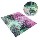 Landscape Wall Tapestry Hanging Carpet Mat for Bedroom Dormitory Bedside Decoration150x130cm - Side View