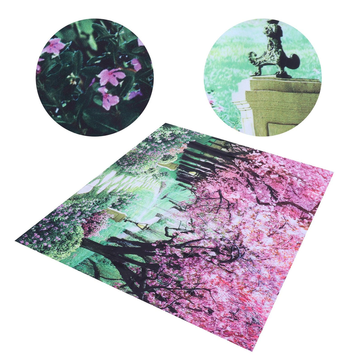 Landscape Wall Tapestry Hanging Carpet Mat for Bedroom Dormitory Bedside Decoration150x130cm