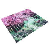 Landscape Wall Tapestry Hanging Carpet Mat for Bedroom Dormitory Bedside Decoration150x130cm - Extra Image