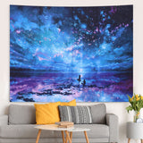 Wall Tapestry Wall Hanging for Bedroom Living Room Dormitory Background Decoration150x130cm - Extra Image