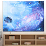Planet Pattern Tapestry Wall Hanging for Bedroom Living Room Dormitory Background Decor200x150cm - Extra Image