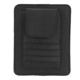 Car Visor Organizer Holder Multifunction Universal Glasses Card Storage Bag Black