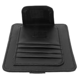 Car Visor Organizer Holder Multifunction Universal Glasses Card Storage Bag Black - Close-Up Angle